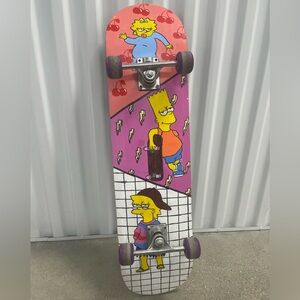 Artist Hand Painted one of a kind The Simpsons Skateboard